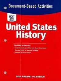United States History, Grades 6-9 Document-based Activities : Holt United States History （Workbook）