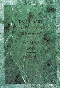 Dictionary of New Zealand Biography 〈1〉