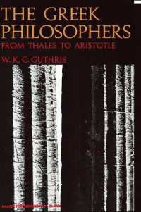 The Greek Philosophers : From Thales to Aristotle
