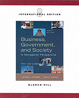 Business, Government and Society : A Managerial Perspective （10TH）