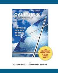 Calculus for Business, Economics, and the Social and Life Sciences, Brief Version -- Paperback / softback （11 ed）