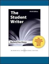 Student Writer: Editor and Critic -- Paperback （9TH）