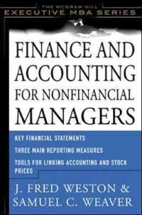 Finance and Accounting for Nonfinancial Managers (Mcgraw-hill Executive Mba)