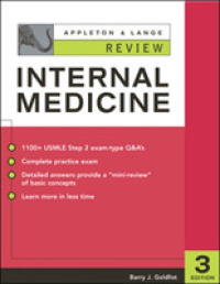 Appleton & Lange's Review of Internal Medicine (Appleton & Lange Review Book Series) （3 SUB）