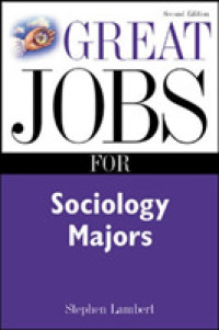 Great Jobs for Sociology Majors (Great Jobs Series) （2 SUB）