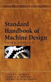 Standard Handbook of Machine Design -- Hardback （3 ed）