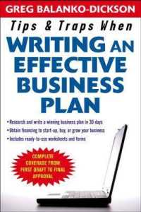 Tips & Traps for Writing an Effective Business Plan (Tips & Traps)