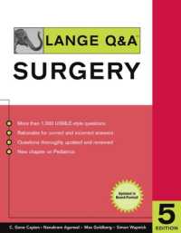 Lange Q&A Surgery, Fifth Edition (Lange Q&a) （5TH）