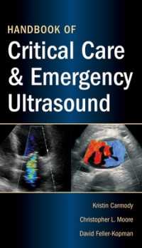 集中治療・救急超音波診断ハンドブック<br>Handbook of Critical Care and Emergency Ultrasound