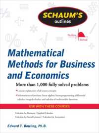 Schaum's Outline of Mathematical Methods for Business and Economics