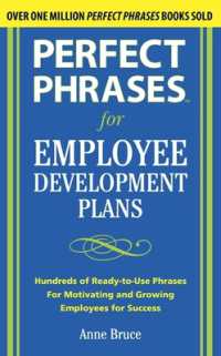 Perfect Phrases for Employee Development Plans (Perfect Phrases Series)