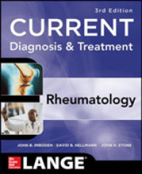 Current Diagnosis & Treatment in Rheumatology (Appleton & Lange Med Ie Ovruns) -- Paperback