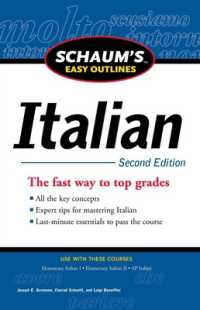 Schaum's Easy Outline of Italian, Second Edition （2ND）