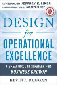 Design for Operational Excellence: A Breakthrough Strategy for Business Growth
