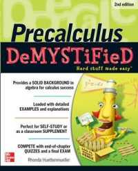 Pre-calculus Demystified, Second Edition (Demystified) （2ND）