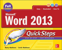 Microsoft Word 2013 Quicksteps (Quicksteps)