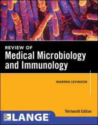 ランゲ病原微生物学・免疫学レビュー（第１３版）<br>Review of Medical Microbiology and Immunology (Review of Medical Microbiology and Immunology) （13TH）