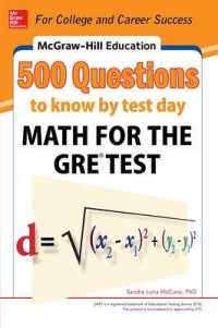McGraw-Hill's 500 Math Questions for the GRE Test (Mcgraw Hill's 500 Questions to Know by Test Day)
