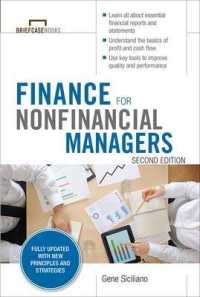 Finance for Nonfinancial Managers, Second Edition (Briefcase Books Series) （2ND）