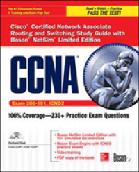 CCNA Cisco Certified Network Associate Routing and Switching with Boson NetSim : Exam 200-101, ICND2 （PAP/CDR ST）