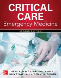 Critical Care Emergency Medicine, Second Edition （2ND）