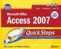 Microsoft Office Access 2007 QuickSteps (Quicksteps)