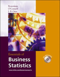 Essentials of Business Statistics （HAR/CDR）