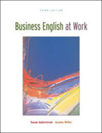 Business English at Work Student Text/premium Olc Content Package （3 PCK）