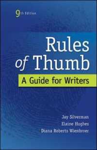 Rules of Thumb : A Guide for Writers （9 SPI）