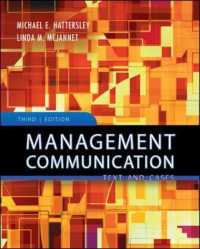 Management Communication : Principles and Practice （3TH）