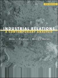 Industrial Relations: a Contemporary Analysis -- Paperback / softback （2 ed）