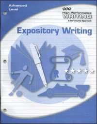 High-Performance Writing Advanced Level, Expository Writing (Dodds Writing Program)