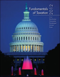 Fundamentals of Taxation 2012 Edition with Taxation Software （5 PAP/CDR）