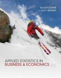 Applied Statistics in Business and Economics with Connect Plus （4TH）