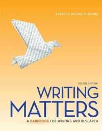Writing Matters 2e, Tabbed (Spiral) with Connect Composition for Writing Matter 2e Tabbed （2ND）