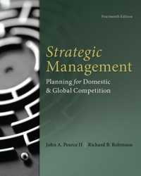 Strategic Management : Planning for Domestic & Global Competition （14TH）