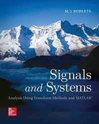 Signals and Systems: Analysis Using Transform Methods & MATLAB （3RD）