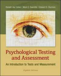 Psychological Testing and Assessment : An Introduction to Tests and Measurement （8TH）