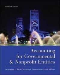 Accounting for Governmental & Nonprofit Entities （16TH）