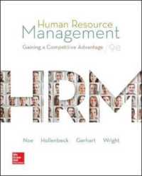Human Resource Management : Gaining a Competitive Advantage （9TH）