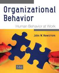 Organizational Behavior: Human Behavior at Work （14TH）