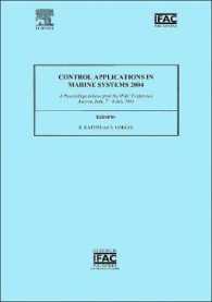 Control Applications in Marine Systems 2004 (Ipv-ifac Proceedings Volume)