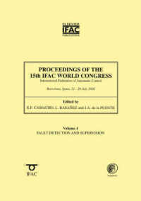 Proceedings of the 15th IFAC World Congress, Fault Detection and Supervision (Ifac Proceedings Volumes)