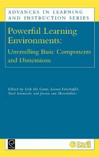 Powerful Learning Environments : Unravelling Basic Components and Dimensions (Advances in Learning and Instruction Series)