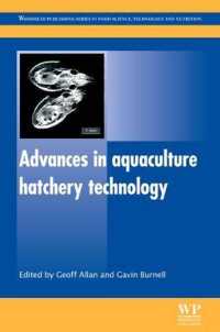Advances in Aquaculture Hatchery Technology (Woodhead Publishing Series in Food Science, Technology and Nutrition) （Reprint）