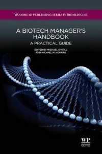 A Biotech Manager's Handbook : A Practical Guide (Woodhead Publishing Series in Biomedicine)