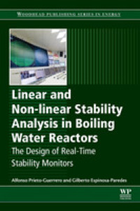 Linear and Non-linear Stability Analysis in Boiling Water Reactors : The Design of Real-Time Stability Monitors (Woodhead Publishing Series in Energy)