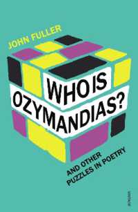 Who Is Ozymandias? : And other Puzzles in Poetry