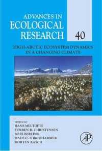 High-Arctic Ecosystem Dynamics in a Changing Climate (Advances in Ecological Research)