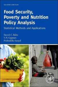 Food Security, Poverty, and Nutrition Policy Analysis: Statistical Methods and Applications （2ND）
